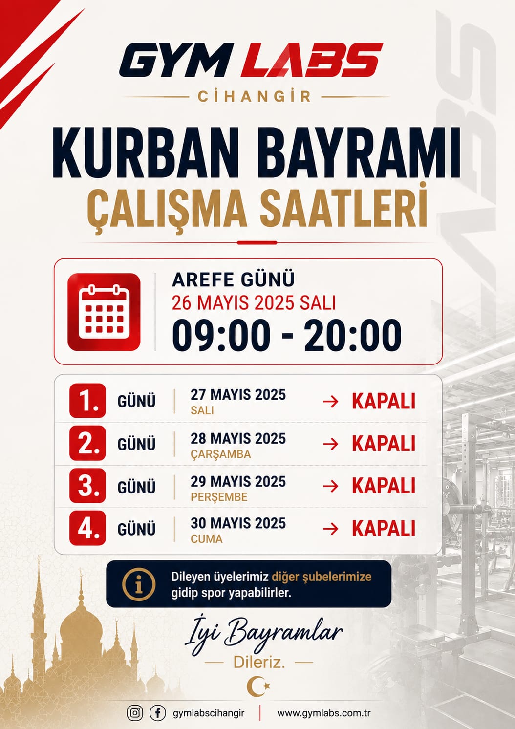 Bayram Çalışma Saatleri 1