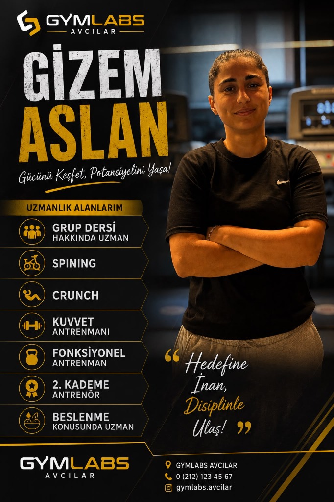 Gizem Aslan - Personal Trainer GYM LABS