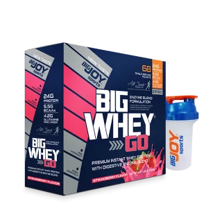 Bigjoy Sports BIGWHEYGO Whey Protein Çilek 68 Servis